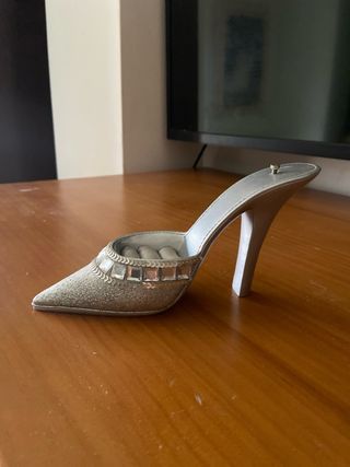 Zapato joyero para anillos plata