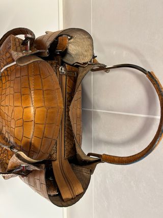 Bolso Piel Genuina Chicca Borse Made in Italy