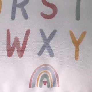 Cojín infantil ABC 24x24cm pequeño