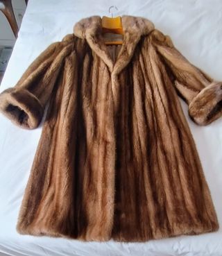 Abrigo de Lujo Vintage Marrón