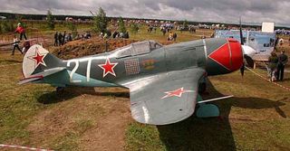 PLANOS EN PAPEL (5) DE AVION LAVOCHKIN LA-7