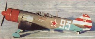 PLANOS EN PAPEL (5) DE AVION LAVOCHKIN LA-7