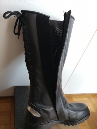 Stivali invernali da moto in pelle rinforzati