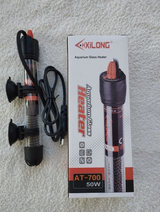calentador pequeño acuario 50W pecera termostato