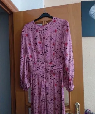 Vestido largo estampado floral