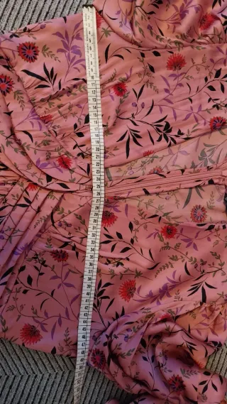 Vestido largo estampado floral