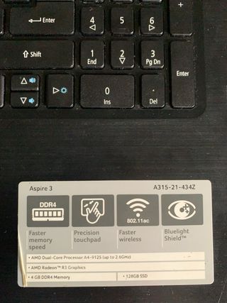 Computer portatile Acer Aspire 3 A315-21-4342