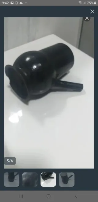 Antigua Chocolatera Osiris Hierro