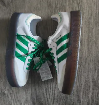 Adidas Samba OG W Verde/Blanco