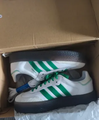 Adidas Samba OG W Verde/Blanco