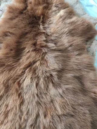 Piel de cabrito natural alfombra o confección