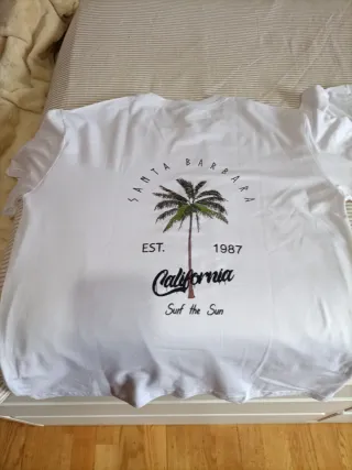 2 Camisetas Blancas Shein Talla 12