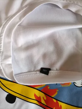 2 Camisetas Blancas Shein Talla 12