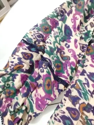 Vestido Zara estampado señora