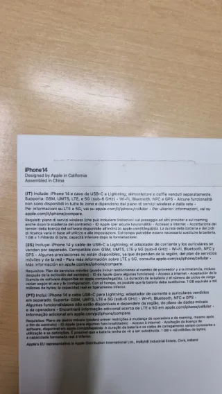 iPhone 14 128GB Blanco