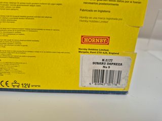 SCALEXTRIC HORNBY COCHE SUBARU IMPREZA #9 H2177 SL