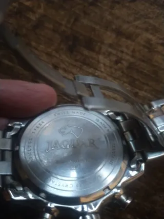 Reloj Jaguar Hombre Plata y Blanco