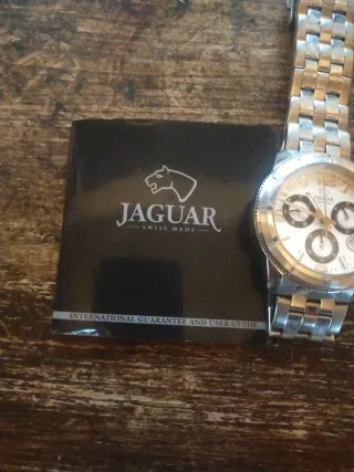 Reloj Jaguar Hombre Plata y Blanco