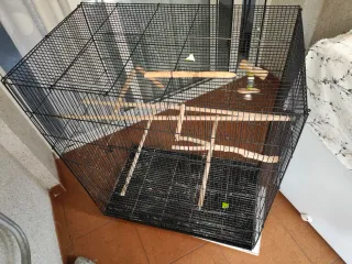 Jaula Ninfas 90x76x45 Usada