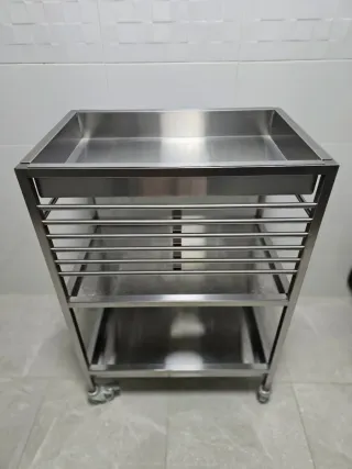 CARRITO DE COCINA DE ACERO INOXIDABLE IKEA
