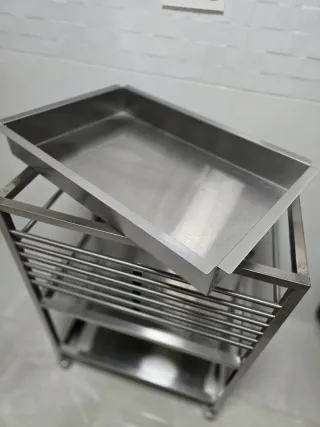 CARRITO DE COCINA DE ACERO INOXIDABLE IKEA