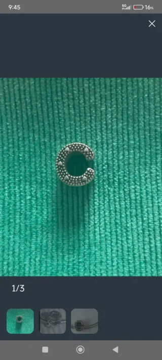 Lote 3 charms Pandora plata