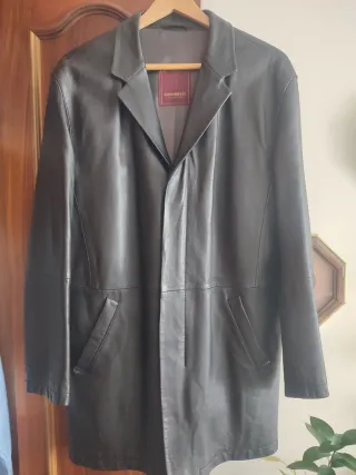 Abrigo de piel Caramelo negro