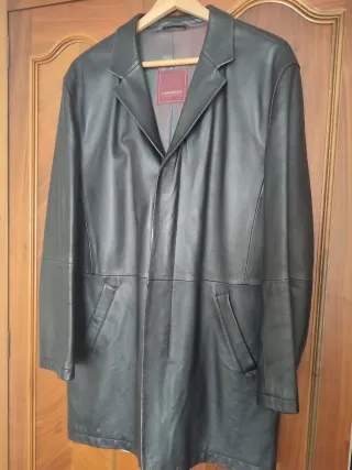 Abrigo de piel Caramelo negro