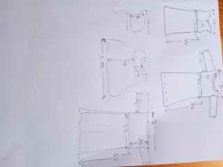 Conjunto vestido bautismo antiguo (70 años)