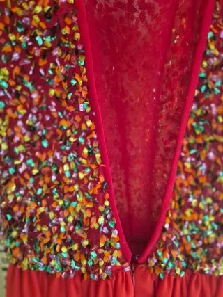 Vestido largo invitada hecho a medida