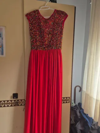 Vestido largo invitada hecho a medida