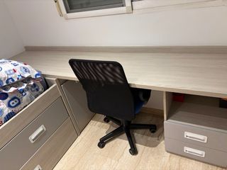 Dormitorio juvenil con cama nido