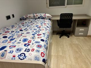 Dormitorio juvenil con cama nido