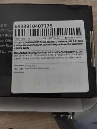 Carcasa SSD JEYI USB 3.2 10Gbps