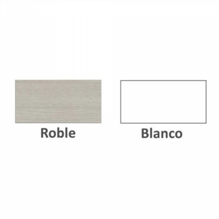 Kit Armario Vestidor 1 Cajón 158 Cm. Blanco Y Rob