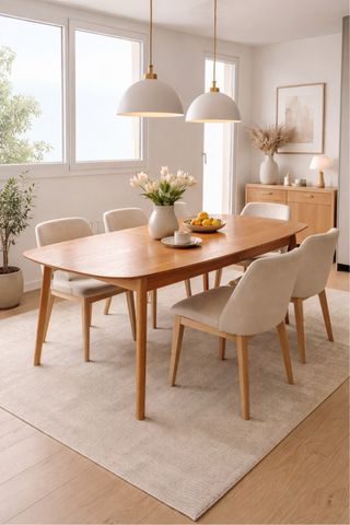 Mesa comedor extensible 8/10 personas