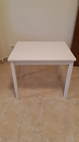 Mesa escritorio infantil KRITTER blanca 59x50 cm