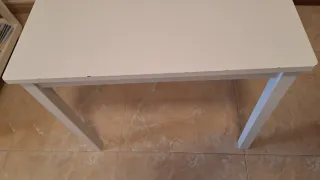 Mesa escritorio infantil KRITTER blanca 59x50 cm