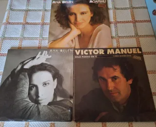 Lote 3 Vinilos Ana Belén y Víctor Manuel