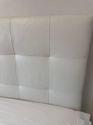 Cabecero Ikea Polipiel Blanco