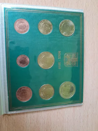 4 Carteritas Monedas Vaticano Euro