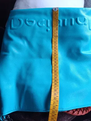 Bolso Desigual Turquesa Piel Sintética