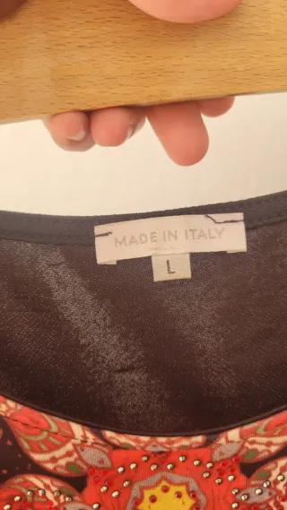 Vestido negro estampado flores