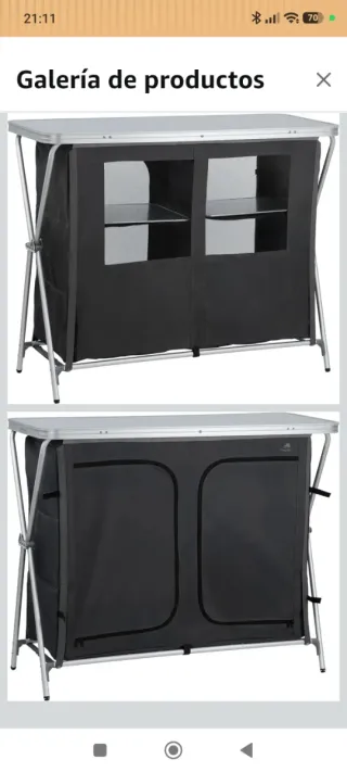 Mueble de camping plegable