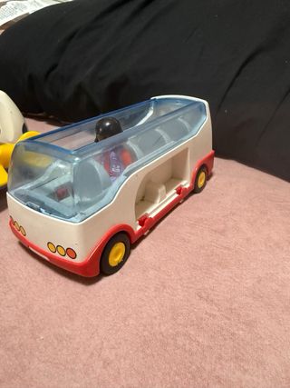 Playmobil: Cohete, Avión, Bus y Figuras lote