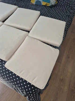 Juego Muebles Jardín Ratán 5 Piezas