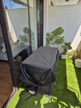 Juego Muebles Jardín Ratán 5 Piezas