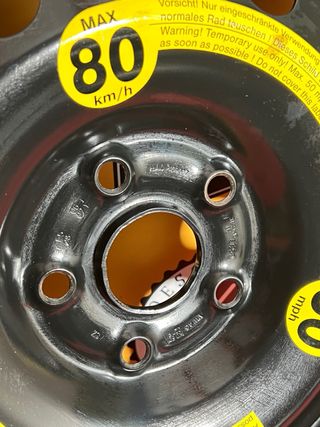 Rueda de repuesto Grupo VAG  Vw/Seat/Audi/Skoda