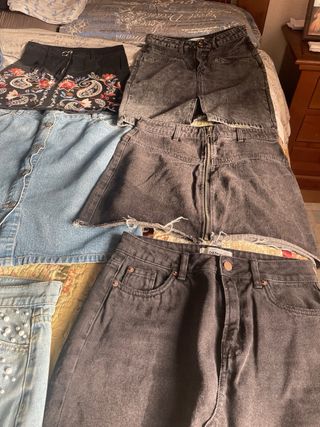 Lote  10 Faldas Vaqueras