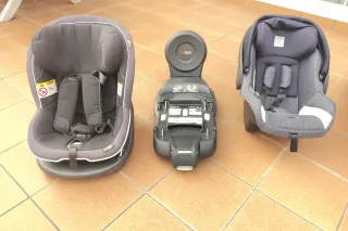 Silla de coche y accesorios bebé